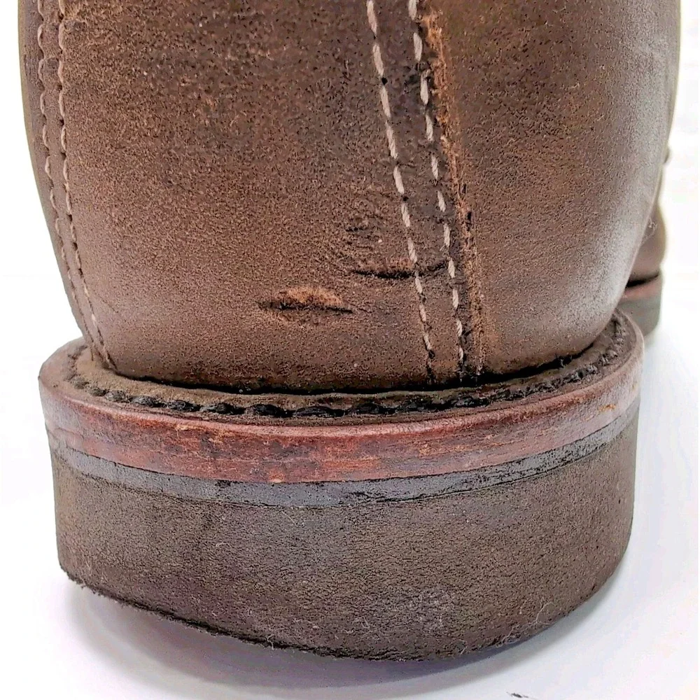 Chippewa 20065 Leather 6 Inch Work Boots Mens Size 12 D Brown Handcrafted USA